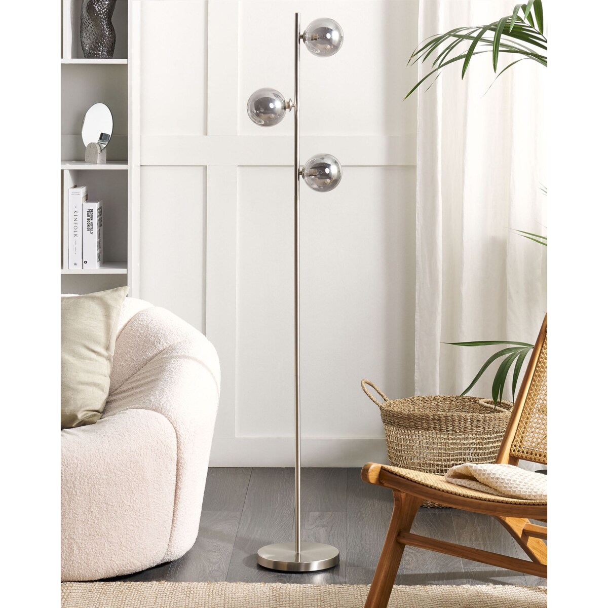 Lampa podłogowa RAMIS Metal Srebrny