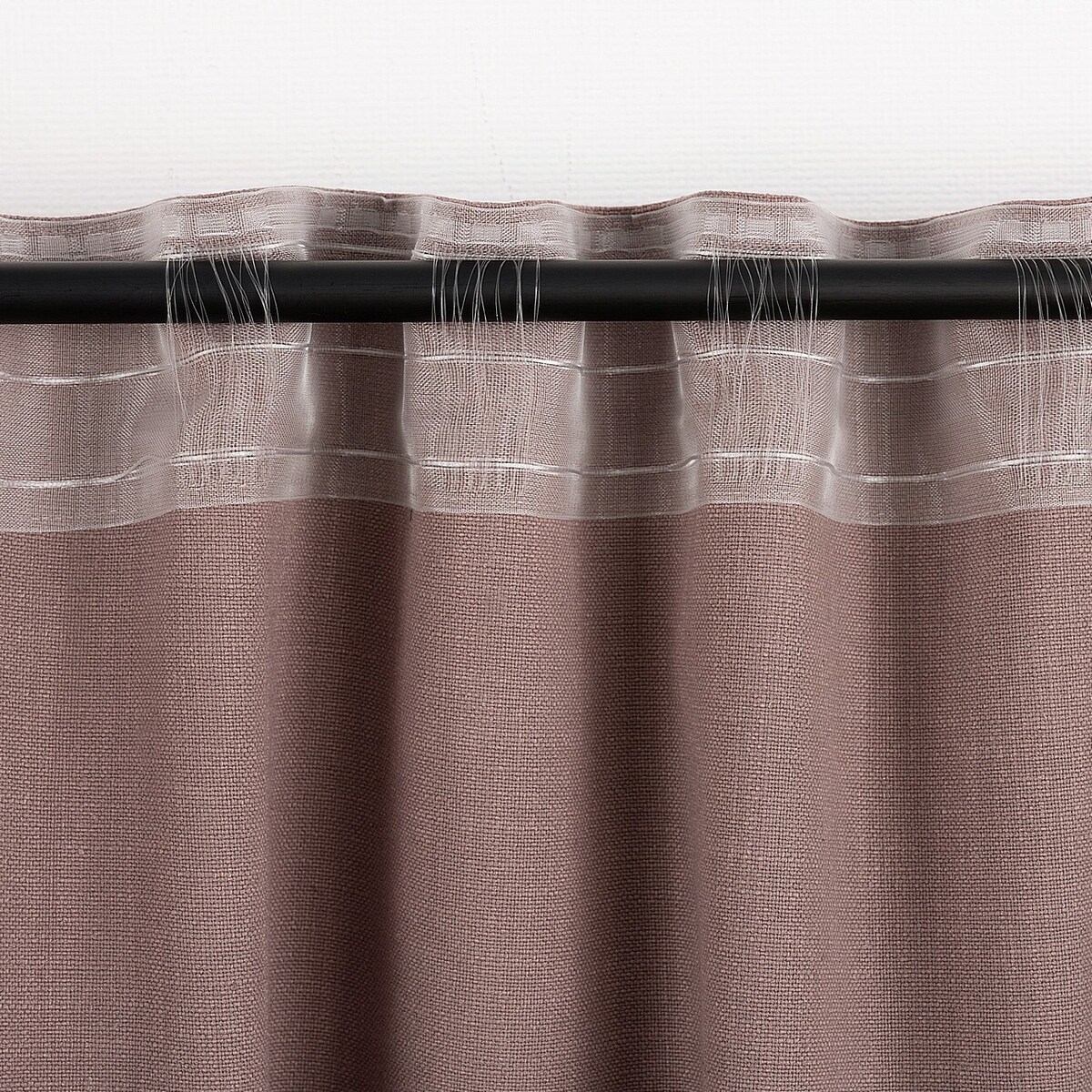 Zasłona gotowa na taśmie marszczącej 140x280cm dimmed pink 1 szt. 140x280 różowy