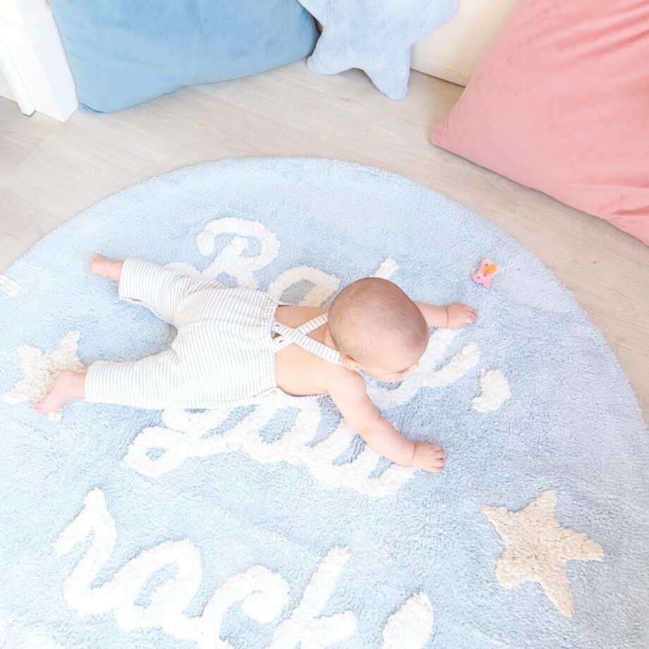 Dywan Bawełniany Baby, you rock Ø120cm Mr Wonderful & Lorena Canals