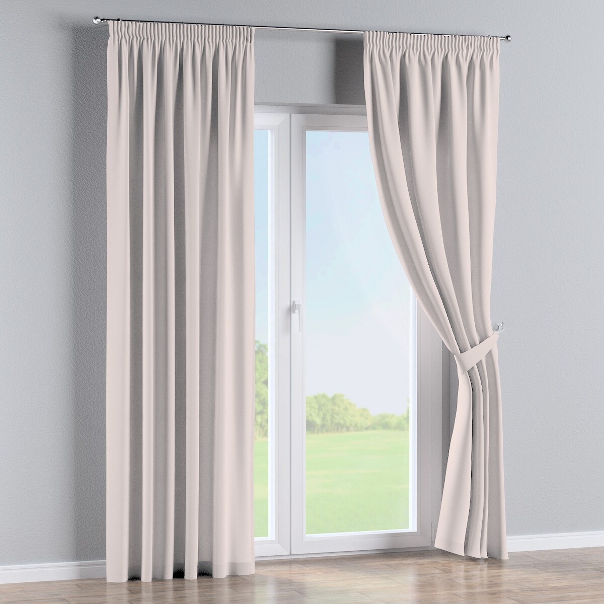 Zasłona na taśmie marszczącej 1 szt. 130x245 ecru