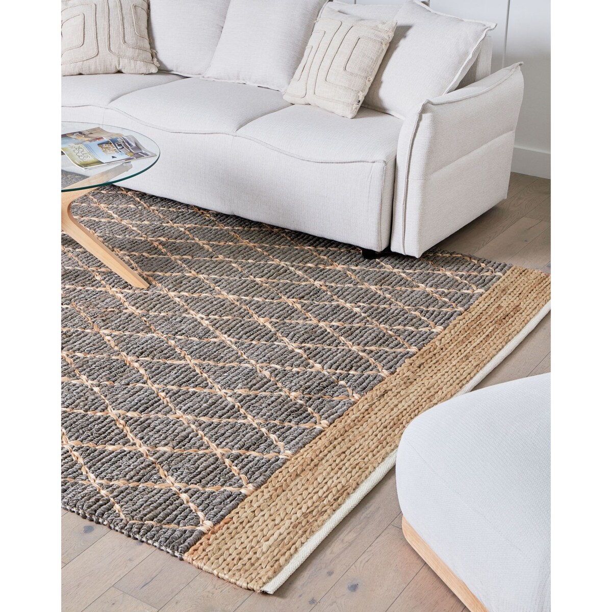 Dywan TELLIKAYA 200 x 300 cm Juta Szary