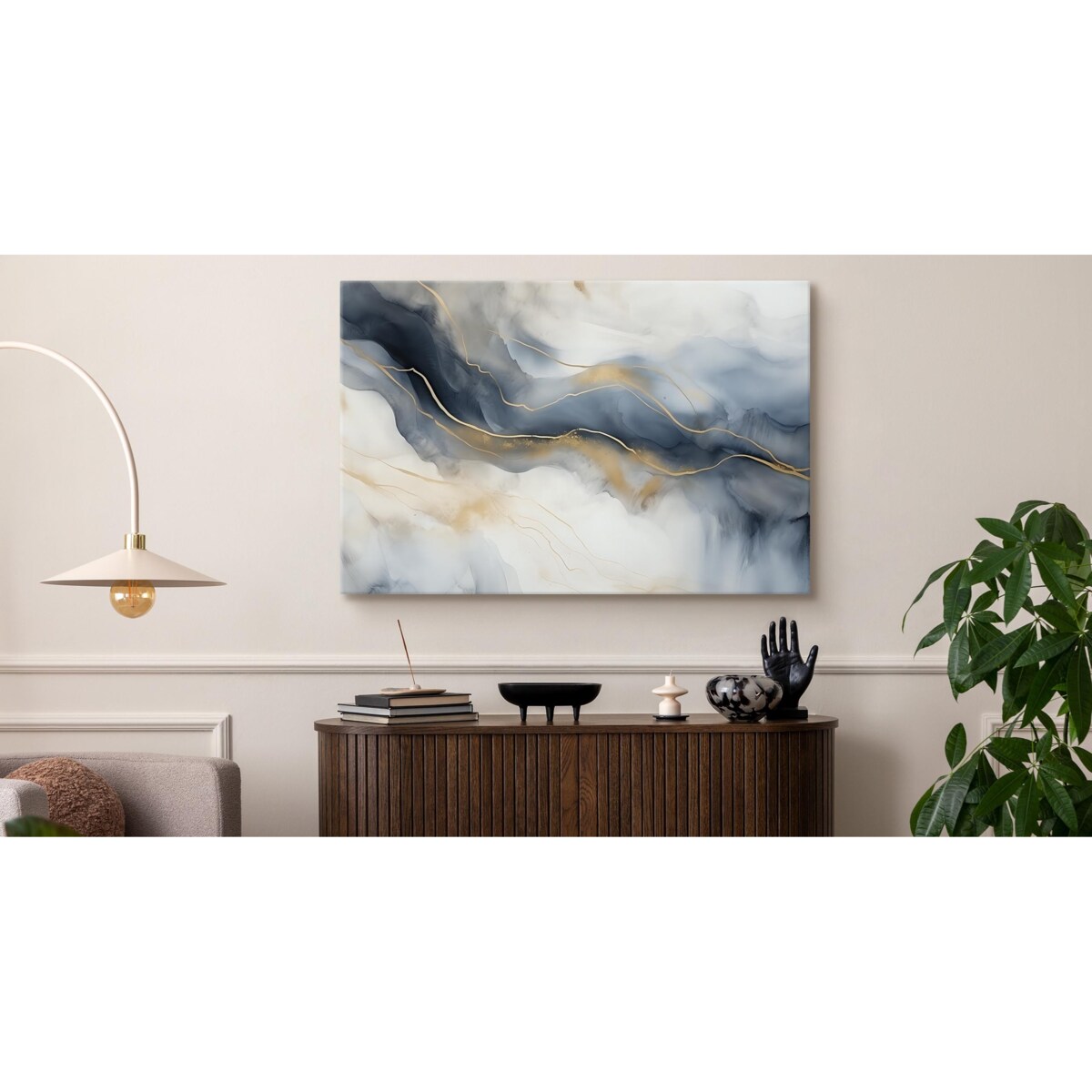 Obraz Do Salonu Abstrakcyjny Marmur 120x80cm