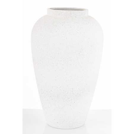 Wazon ceramiczny 37x21x21 cm MIAMI biały