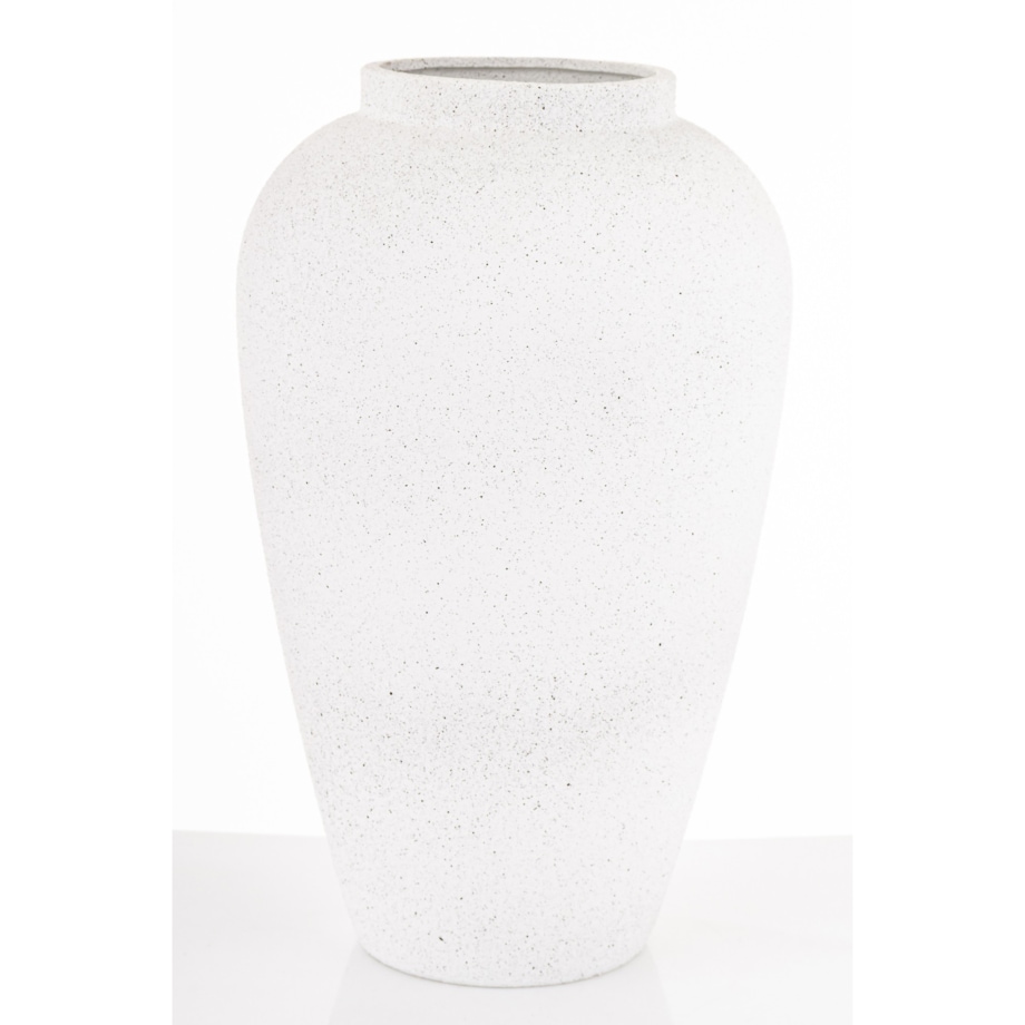 Wazon ceramiczny 37x21x21 cm MIAMI biały