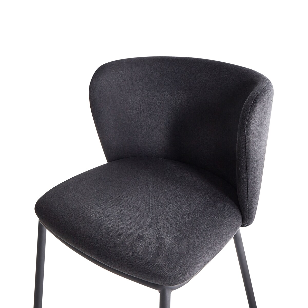 Zestaw 2 krzeseł do jadalni MINA Czarny