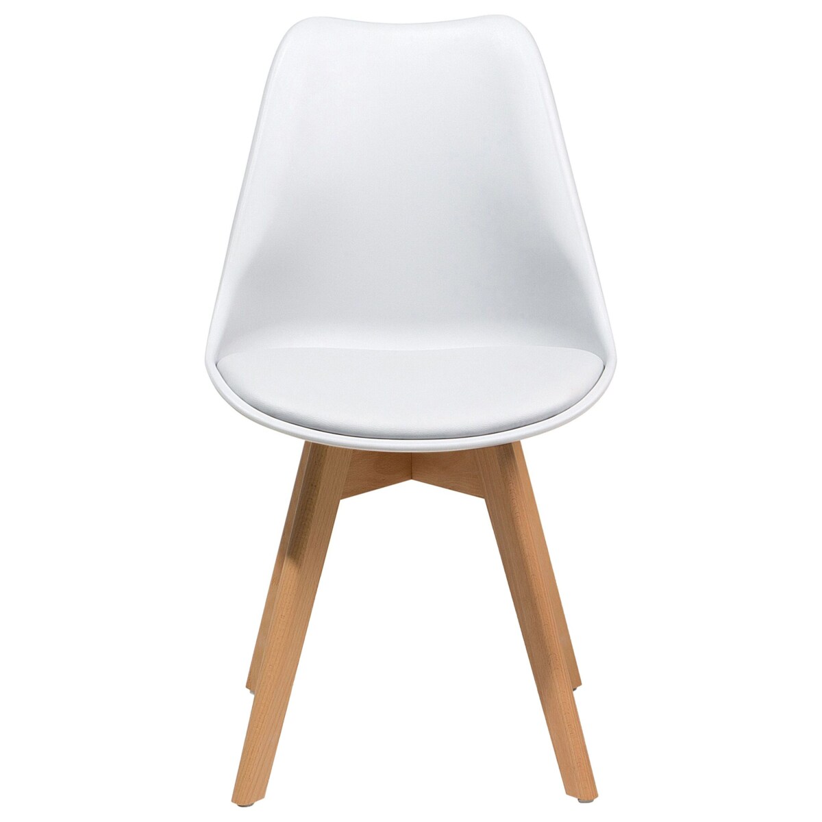 Zestaw 2 krzeseł biały DAKOTA II