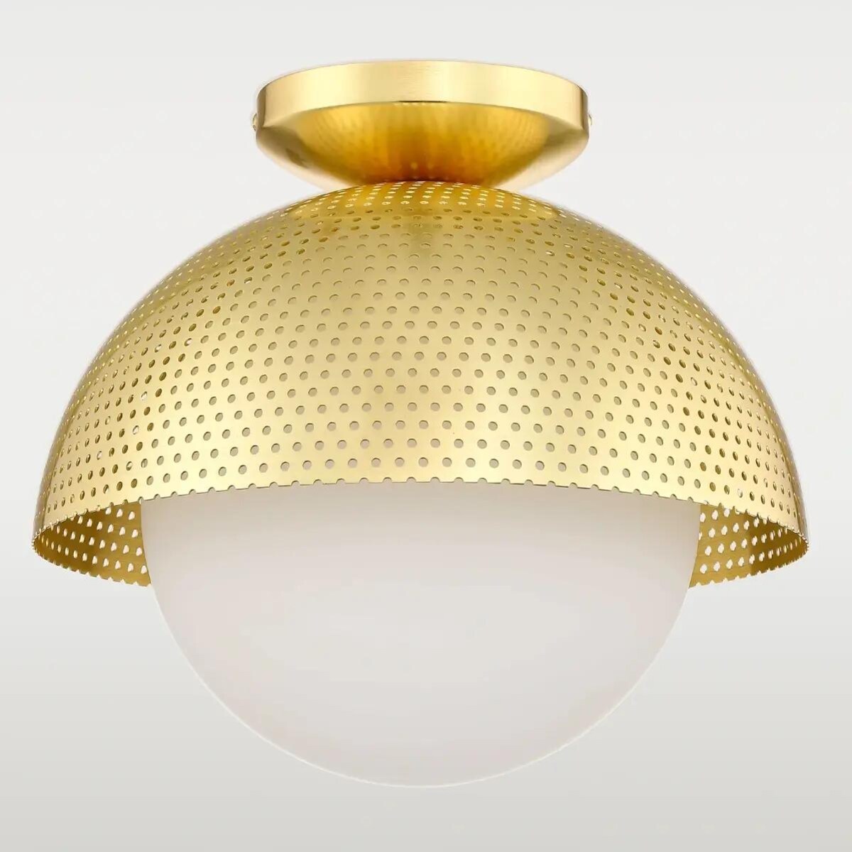 Sufitowa lampa ażurowa Modena C01807BR Cosmolight metalowa mosiądz