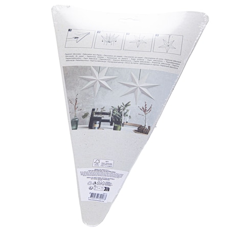 Gwiazda Na Okno 75 Cm Świąteczna Ozdoba Boże Narodzenie Dekoracja Biała