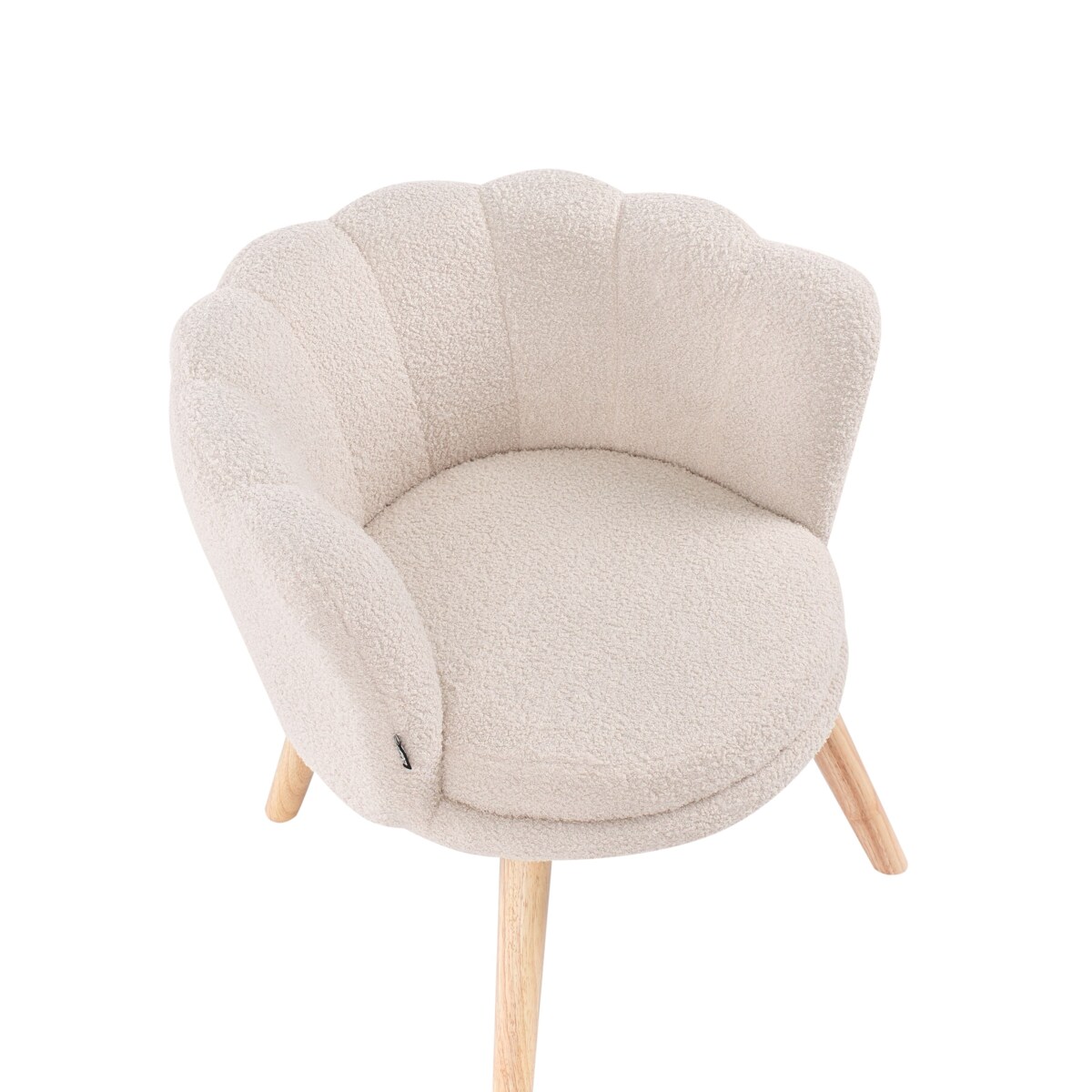 Fotel dziecięcy HALBY Boucle Jasnobeżowy