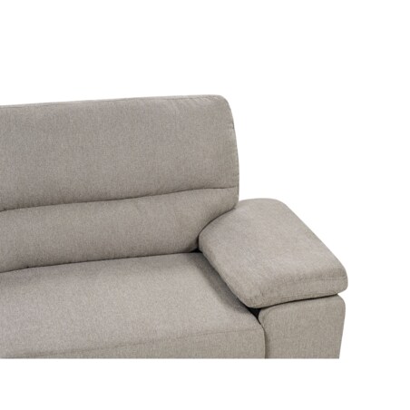 Sofa 3-osobowa jasnobrązowa VOGAR