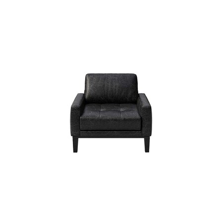 Fotel Musso - czarna vintage