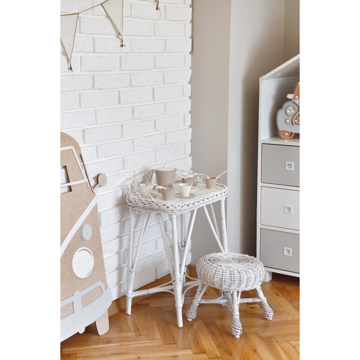 Biszkoptowa Chmurka Serwis kawowy 19 el.