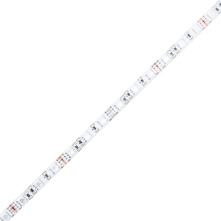 vidaXL Stolik kawowy z LED Infinity, czarny, 40x40x49 cm