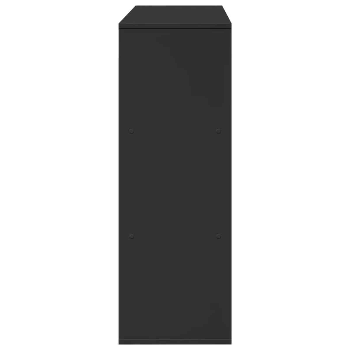 vidaXL Regał na książki/przegroda, czarny, 100x33x94,5 cm