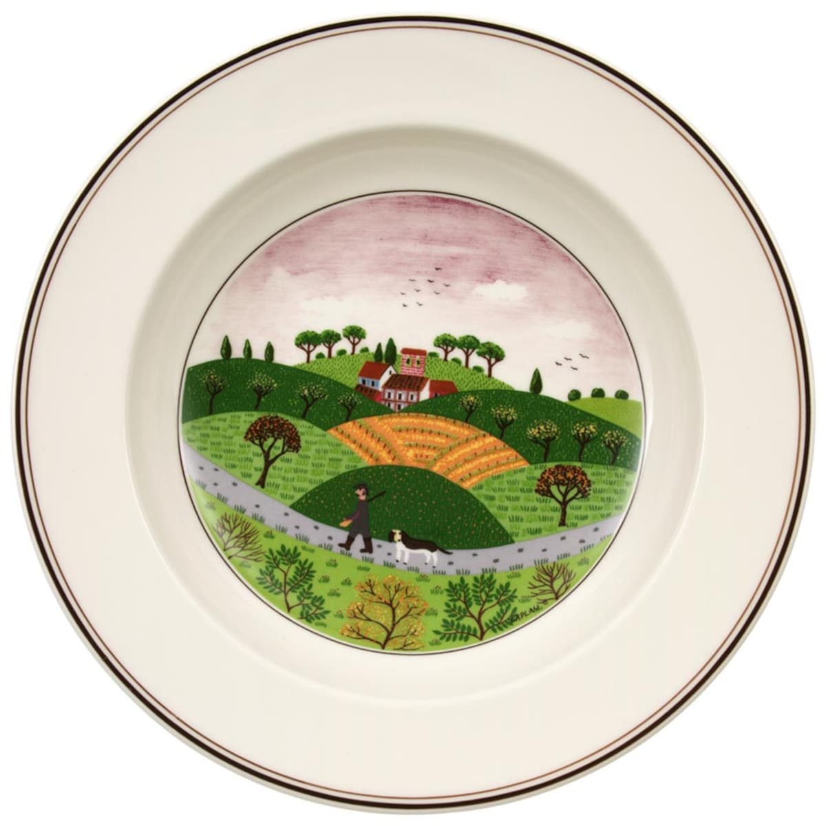Talerz głęboki Myśliwy Design Naif, 21 cm, Villeroy & Boch