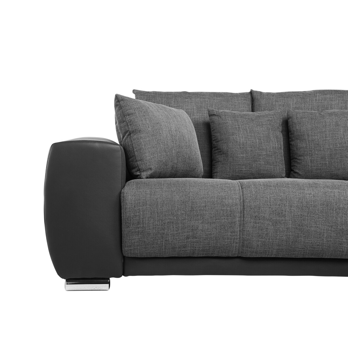 Sofa 4-osobowa ciemnoszara TORPO