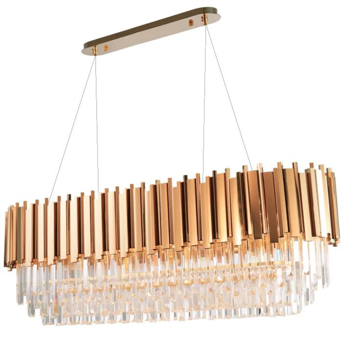 Lampa Sufitowa Wisząca 312355 Złoty, Metal