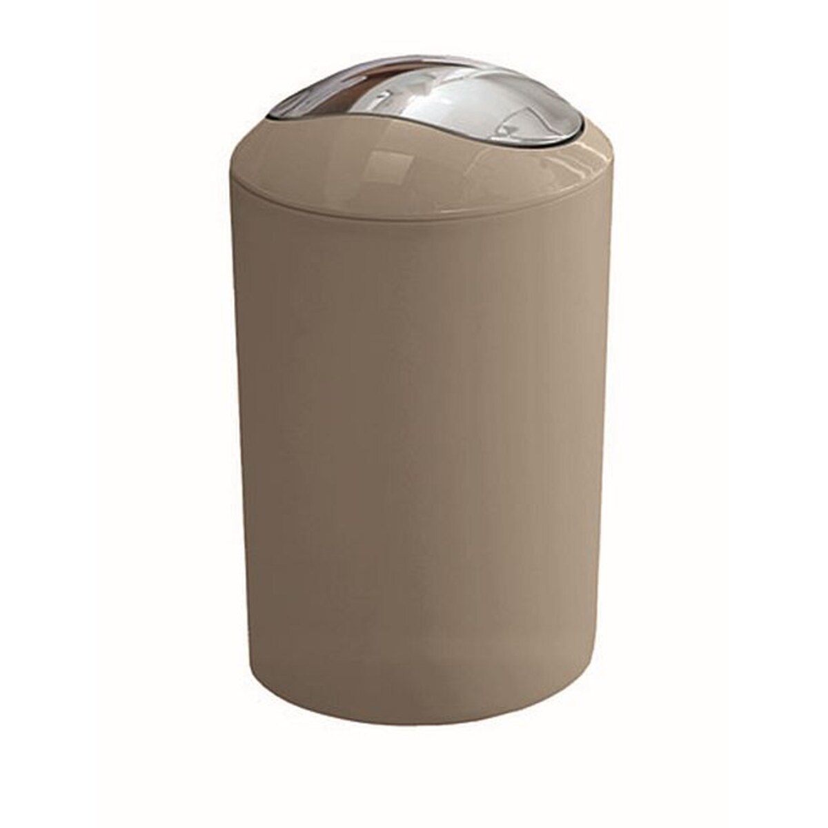 Kleine Wolke Glossy Kosz łazienkowy brązowy 5 litrów