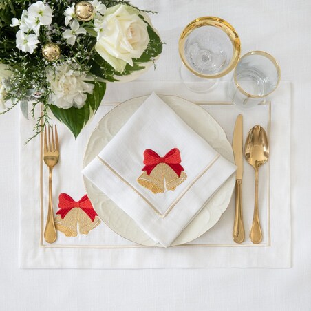 Podkładki Christmas Bauble Panama - 4 sztuki