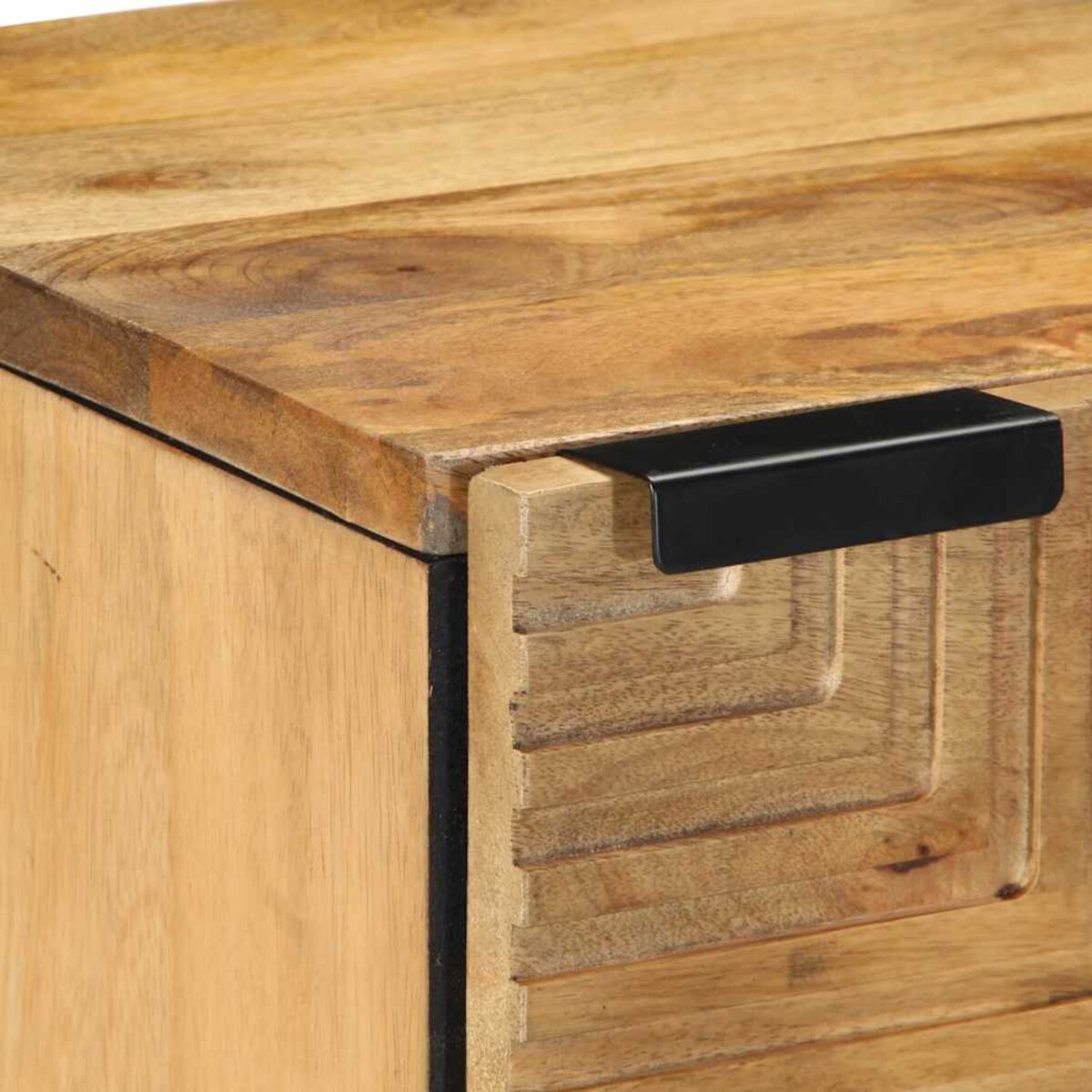 vidaXL Szafki nocne 2 szt. Brązowe 40x33x46 cm Drewno lite Mango