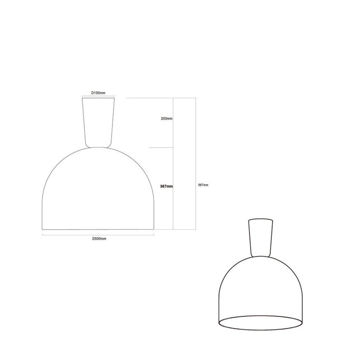 LAMPA SUFITOWA ALUMINIOWA LUMINARA