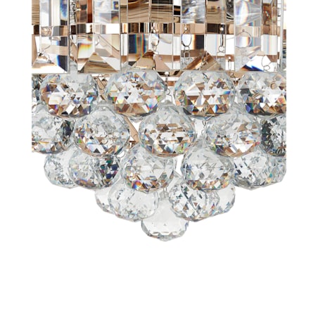 Żyrandol kryształowy 49 cm złoty ACHEIRO