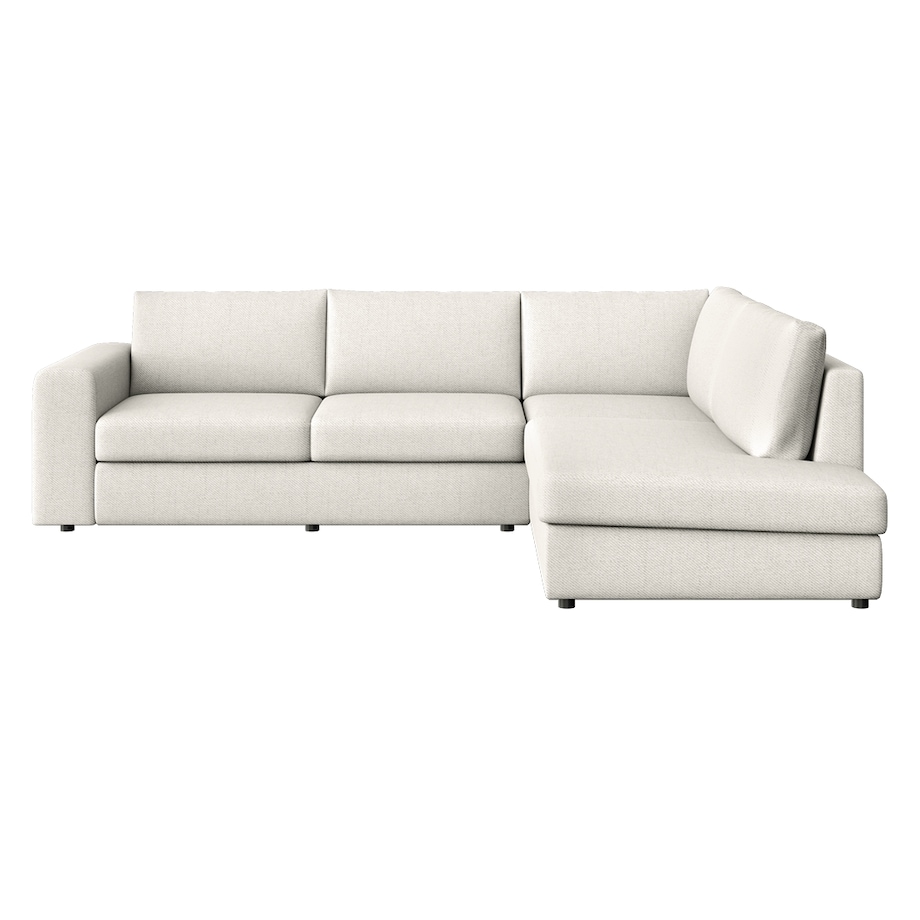 Sofa narożna prawa Baga kremowa