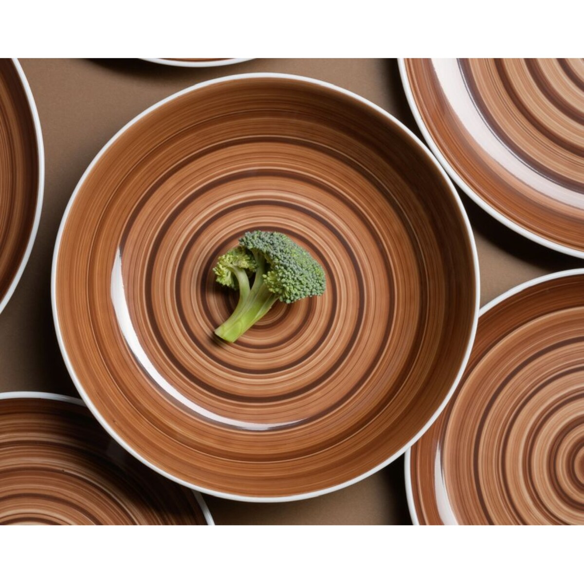 Zestaw talerzy dla 6 osób 18 el. City Cynamon CT33