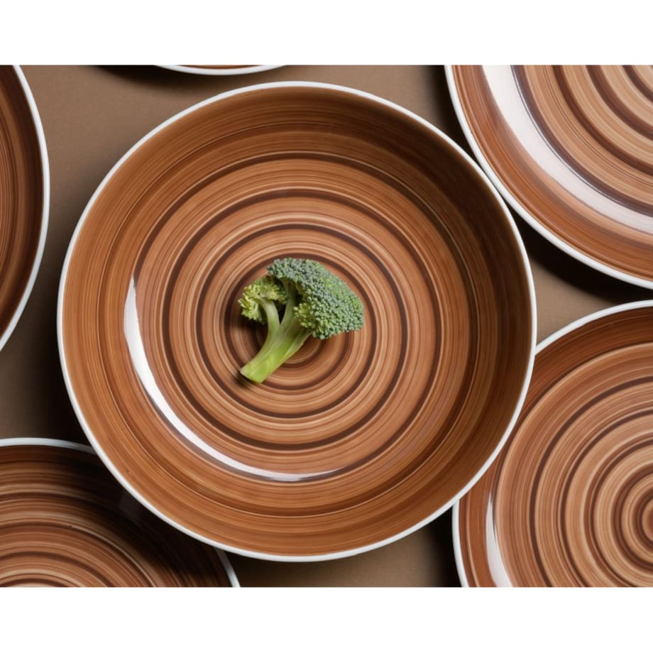 Zestaw talerzy dla 6 osób 18 el. City Cynamon CT33