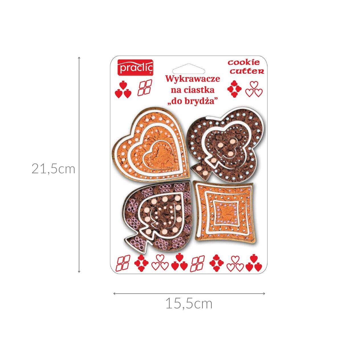 Foremki do ciasta, kolory kart