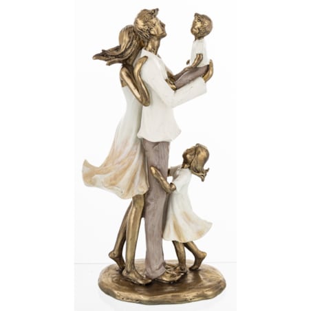 Dekoracja - Figurka młodzi rodzice 26x13x7,5 cm FAMIGLIA FELICE