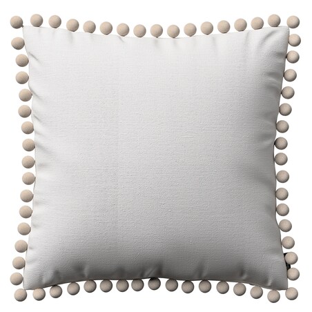 Poszewka Wera na poduszkę 45x45 śmietankowy biały
