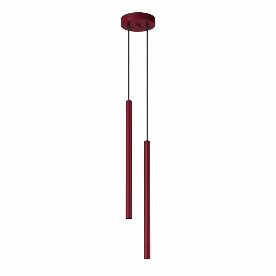 Lampa wisząca PASTELO 2 burgund