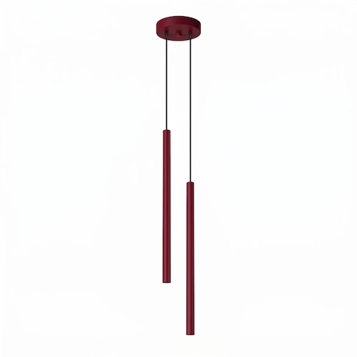 Lampa wisząca PASTELO 2 burgund