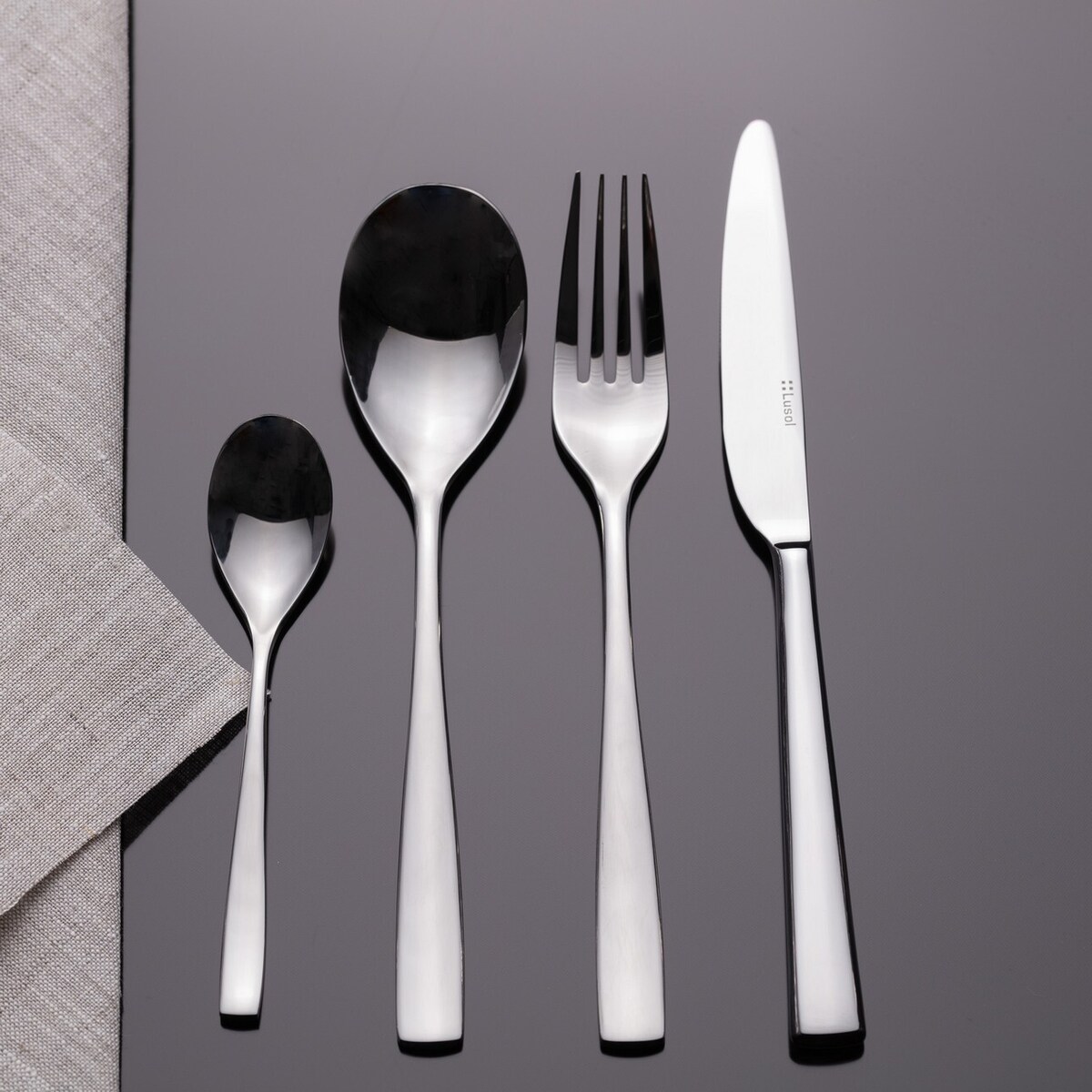 Sztućce Claris komplet dla 6 osób 24 części, 25 x 28 x 8 cm