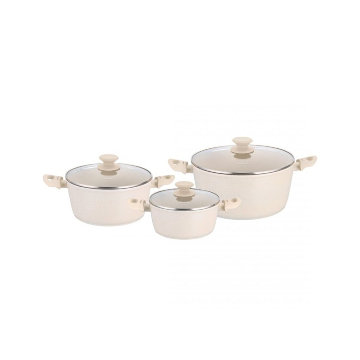 Klausberg zestaw 6 elementów garnków marmurkowych 64484