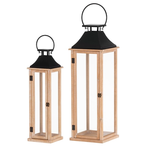 Lampiony z drewna jodłowego TAHVO, 2 szt.