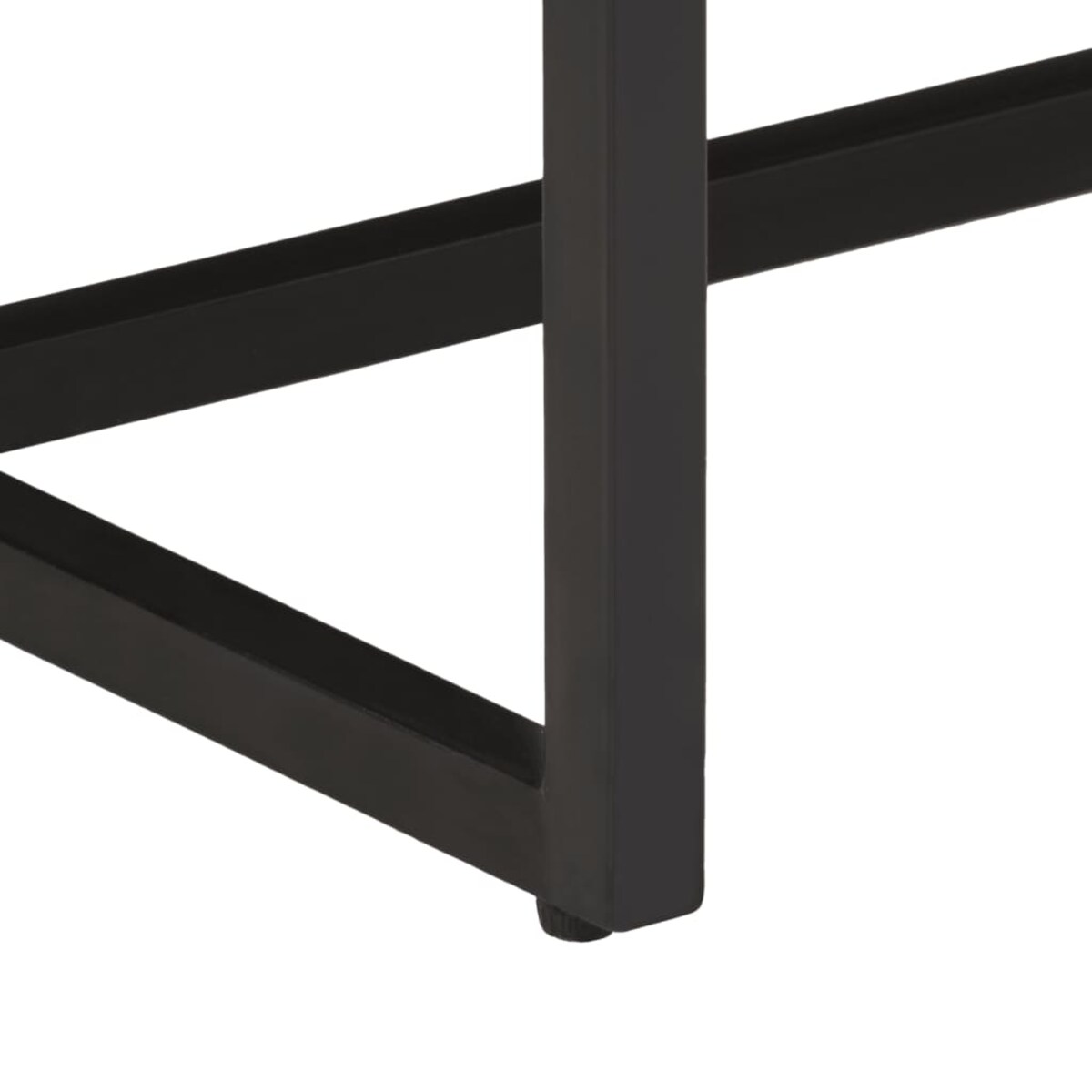 vidaXL Stół jadalniany, 110x55x75 cm, surowe lite drewno mango