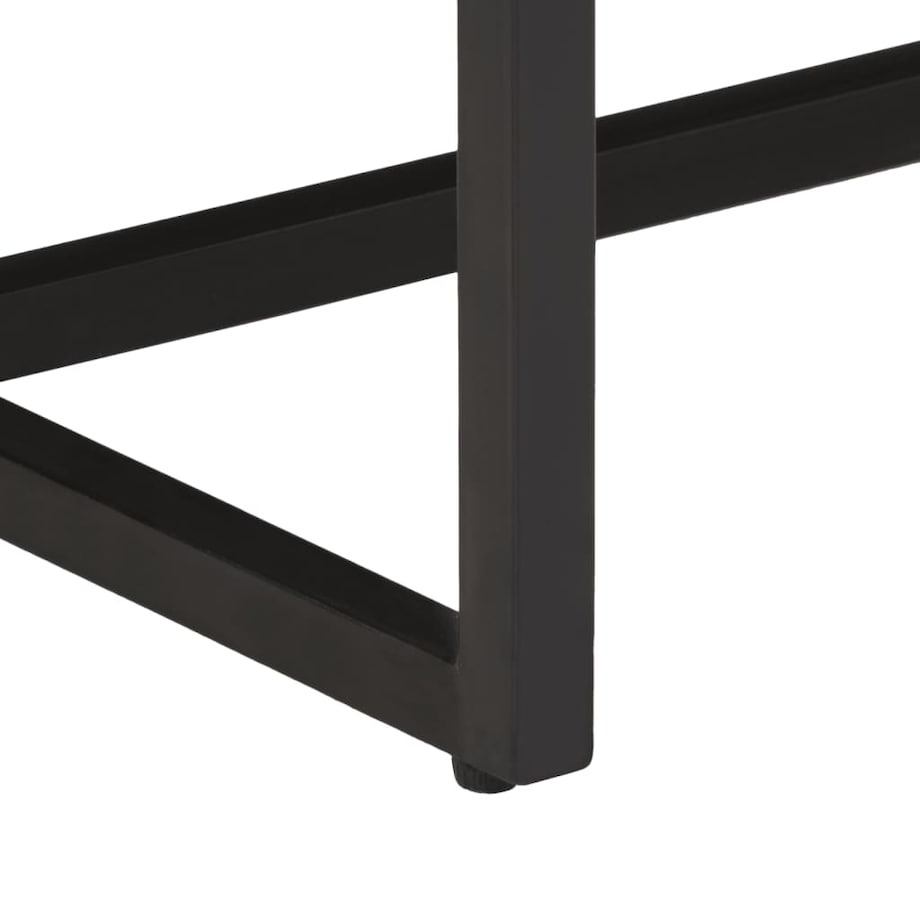 vidaXL Stół jadalniany, 110x55x75 cm, surowe lite drewno mango