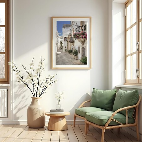 plakat locorotondo apulia włochy 50x70