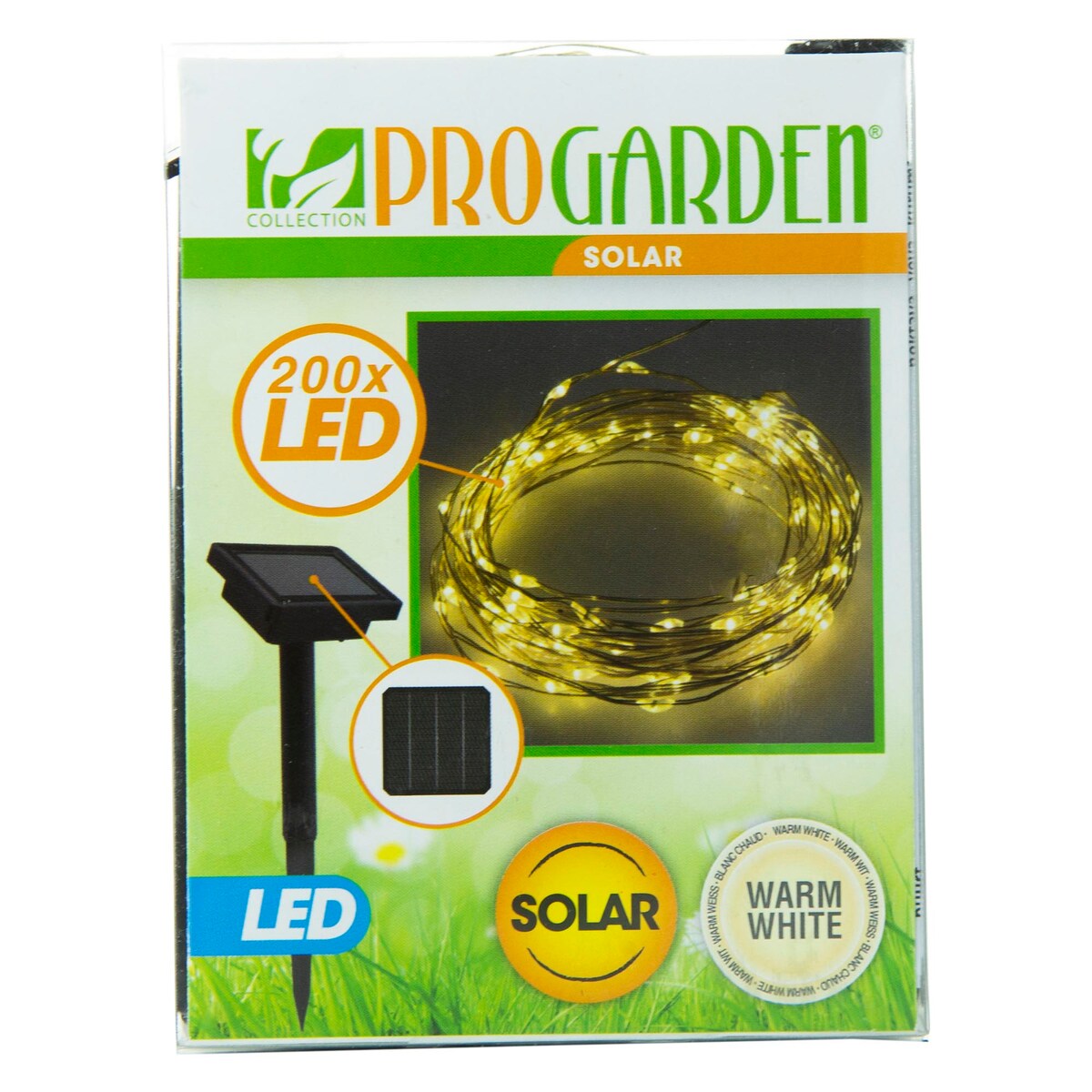 Lampki Ogrodowe 12 Metrów 200 Led Druciki Girlanda Zewnętrzna Solarna