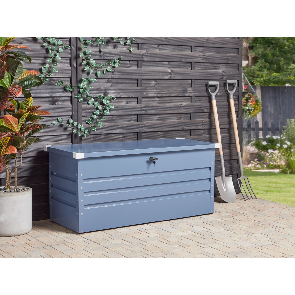 Skrzynia do przechowywania Niebieski CEBROSA