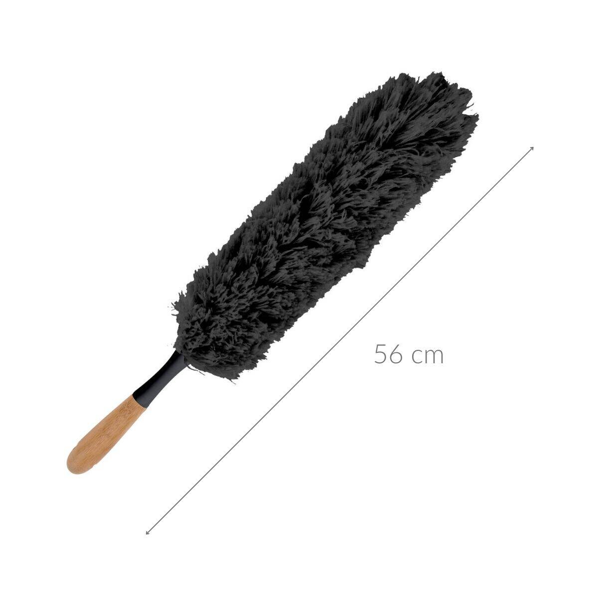 Miotełka do kurzu, 56 cm, z bambusowym uchwytem