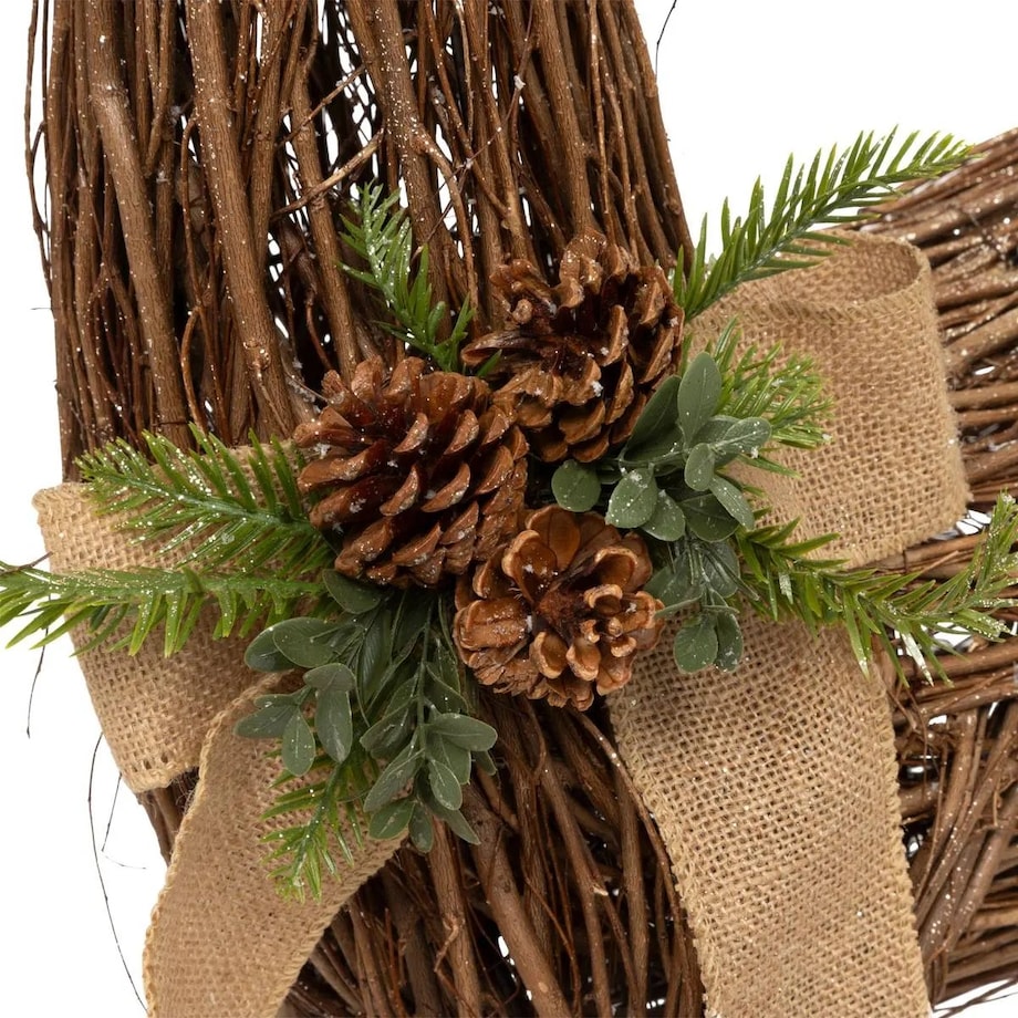 Dekoracja świąteczna - jelonek z gałązek 125 cm