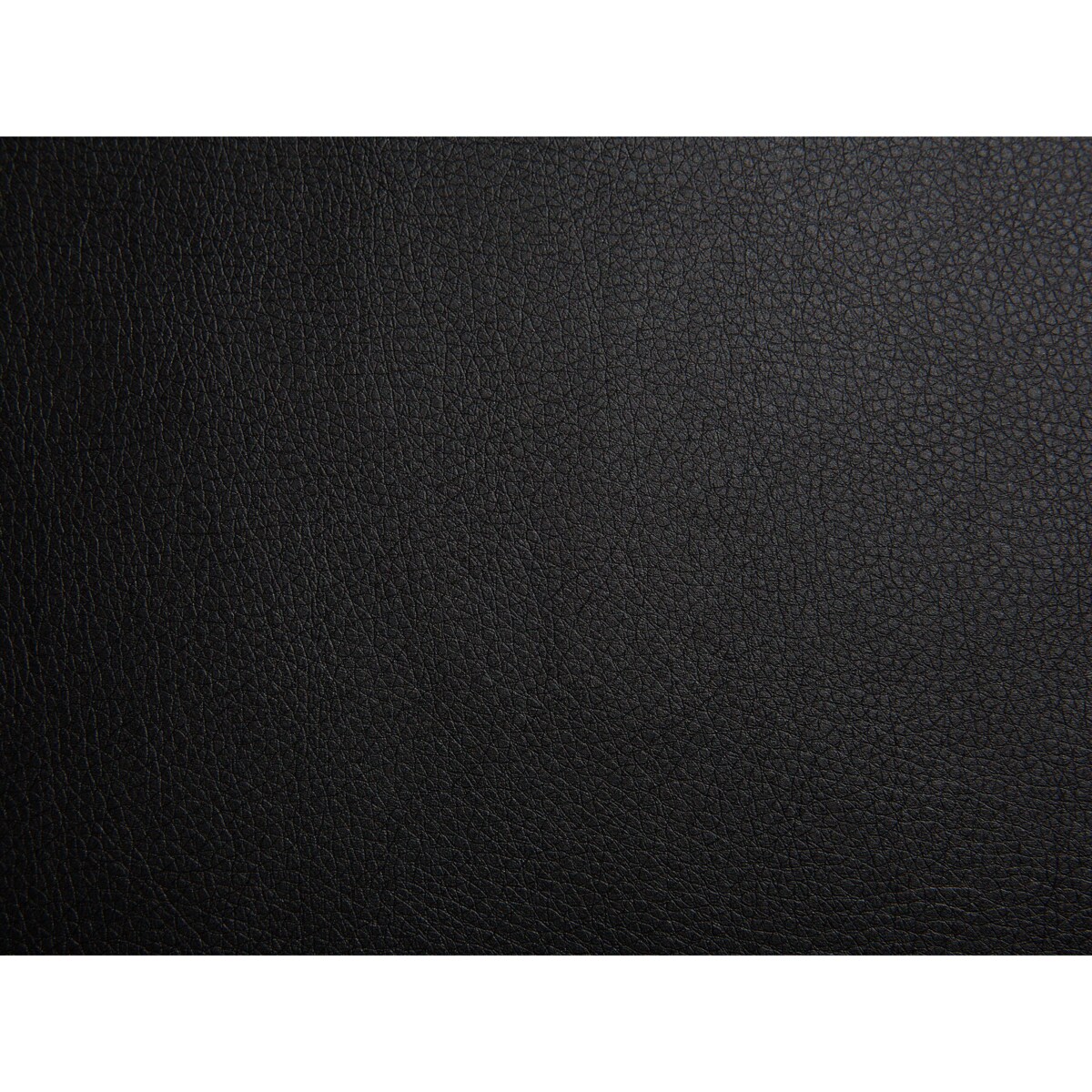 Łóżko kontynentalne ekoskóra 160 x 200 cm biało-czarne PRESIDENT