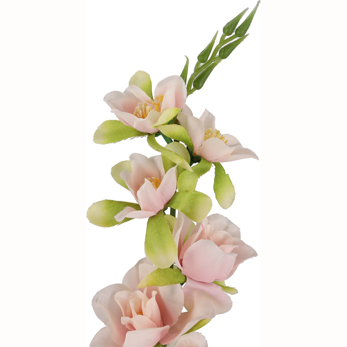 Roślina Sztuczna Gałązka Orchidei Różowa Kwiat Sztuczny Jak Żywy 75 Cm