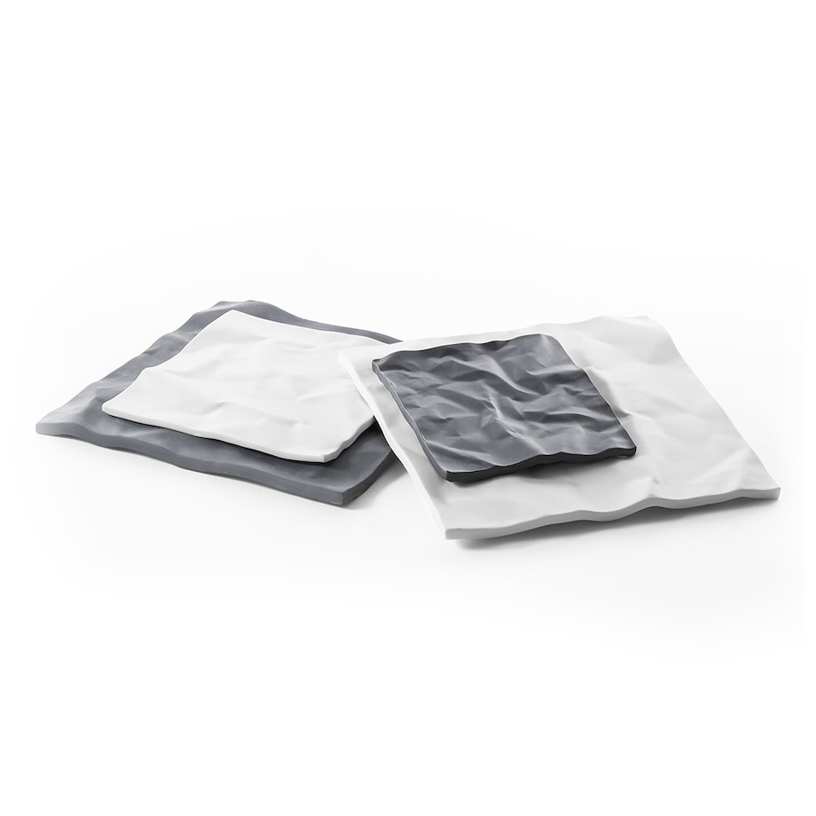 Taca Pogięta 18 cm czarna CD27