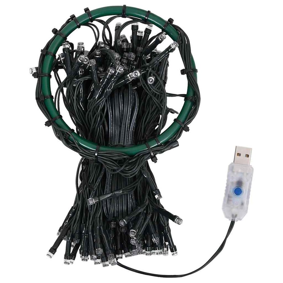 vidaXL Lampki na choinkę, 500 LED, zimne białe, 500 cm, wewn./zewn.