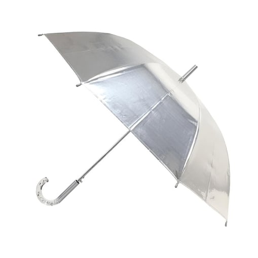 Długi parasol, metaliczny