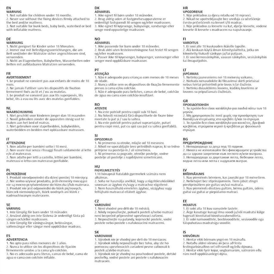 vidaXL Barierka do łóżeczka dziecięcego, ciemnoszara, 140x25 cm